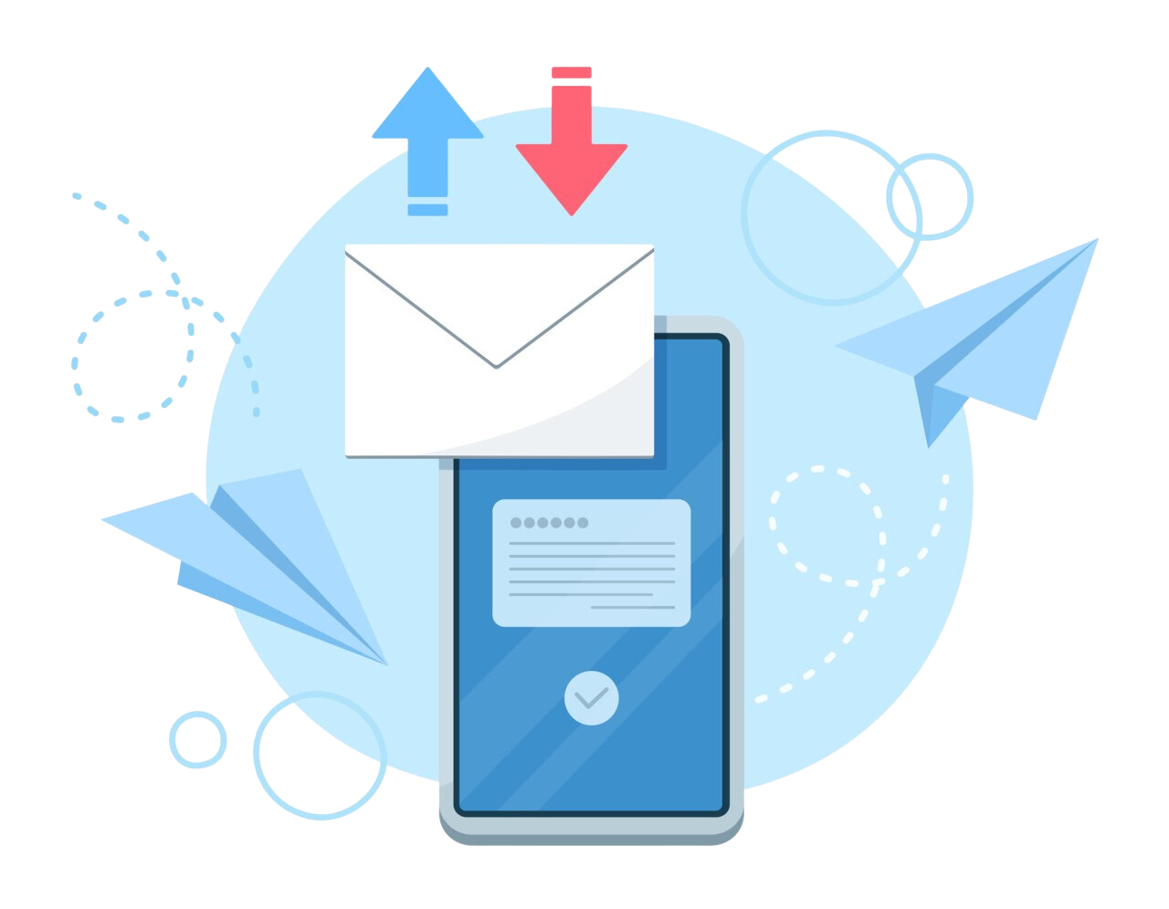 Logo teléfono con mail